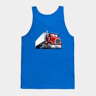 Cartoon truck Tank Top